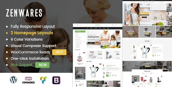 Zenwares – Kitchen Interior & Appliances WooCommerce WordPress Theme